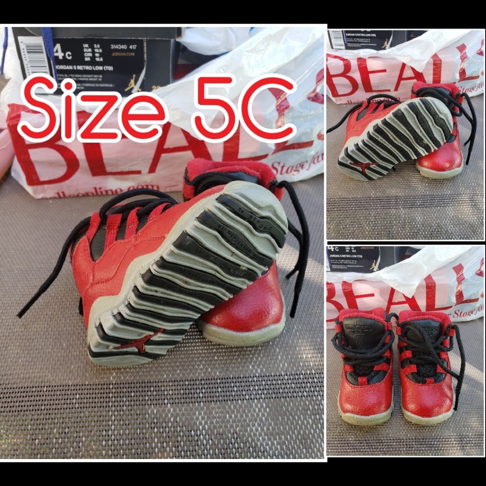 SOLD! Toddler/Baby Jordans! 9/Nines/Js size 4c!